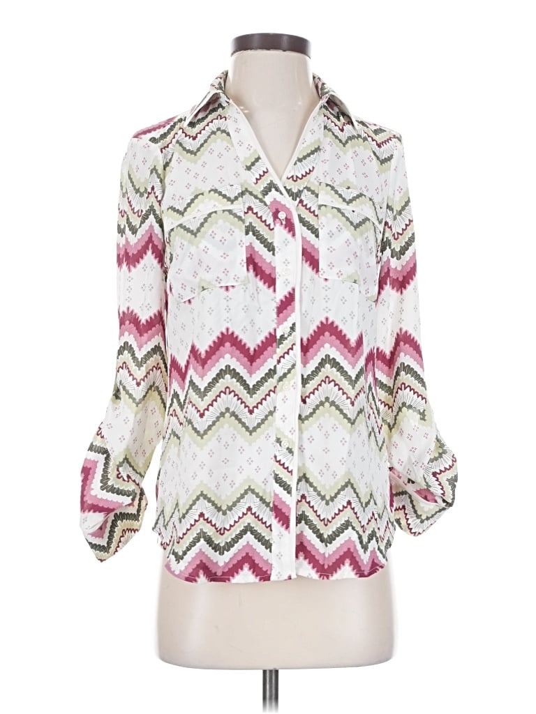 Pre-owned Candies Candie's 3/4 Sleeve Blouse In Pink