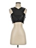 BCBGMAXAZRIA 100% Polyurethane Black Sleeveless Top Size S - photo 1