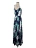 Unbranded Tropical Blue Cocktail Dress Size S - photo 4