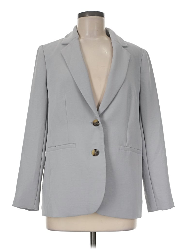 Pre-owned Talbots Blazer Jacket In Gray