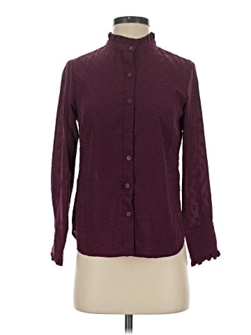 Banana Republic Factory Store Long Sleeve Blouse (view 1)
