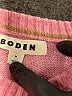 Boden 100% Wool Color Block Pink Wool Pullover Sweater Size M - photo 4