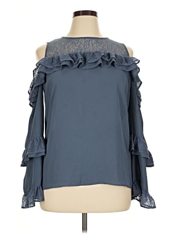 Signature Studio 3/4 Sleeve Blouse (view 1)