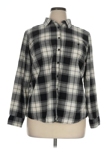 St. John's Bay Long Sleeve Button-Down Shirt (view 1)