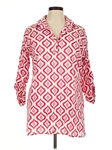 Three Islands 3/4 Sleeve Blouse (view 1)
