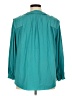 Chico's 100% Polyester Teal 3/4 Sleeve Blouse Size XL - photo 2