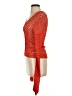 Grace 100% Rayon Orange Cardigan Size S - photo 5