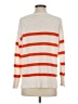 Ann Taylor LOFT Stripes Orange Pullover Sweater Size XS - photo 2