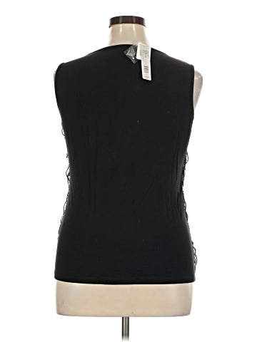 August Silk Sleeveless Blouse (view 2)