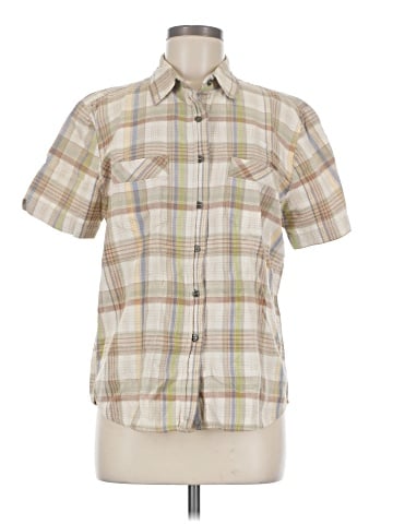 St. John's Bay Short Sleeve Button-Down Shirt (view 1)