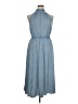 Max Studio Polka Dots Blue Casual Dress Size XL - photo 1