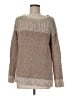 Fate Tweed Brown Pullover Sweater Size M - photo 1