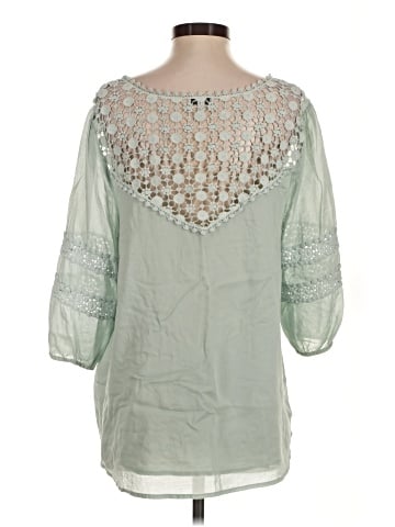 J. Peterman 3/4 Sleeve Blouse (view 2)