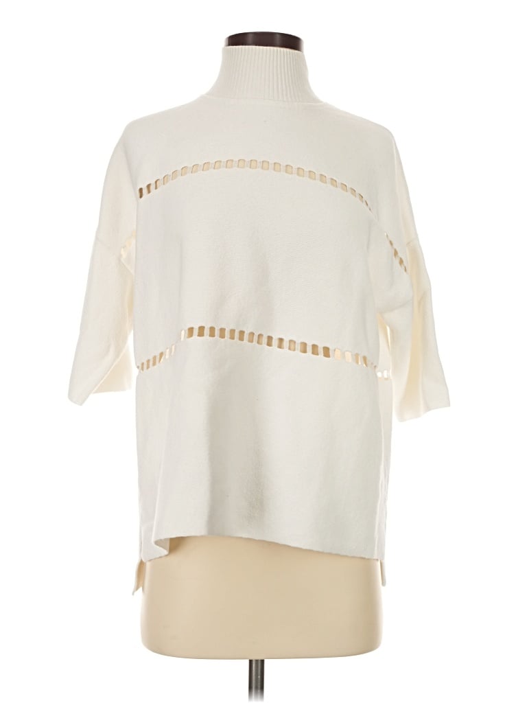 Pre-owned French Connection Poncho In Ivory