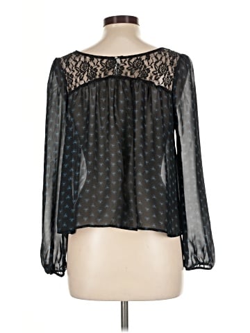 Xhilaration Long Sleeve Blouse (view 2)