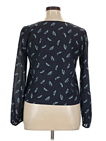 Mudd Long Sleeve Blouse (view 2)