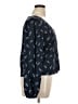 Mudd 100% Polyester Teal Long Sleeve Blouse Size XL - photo 4