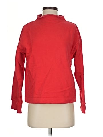 Madewell Long-Sleeve Funnel-Neck Sweatshirt (view 1)