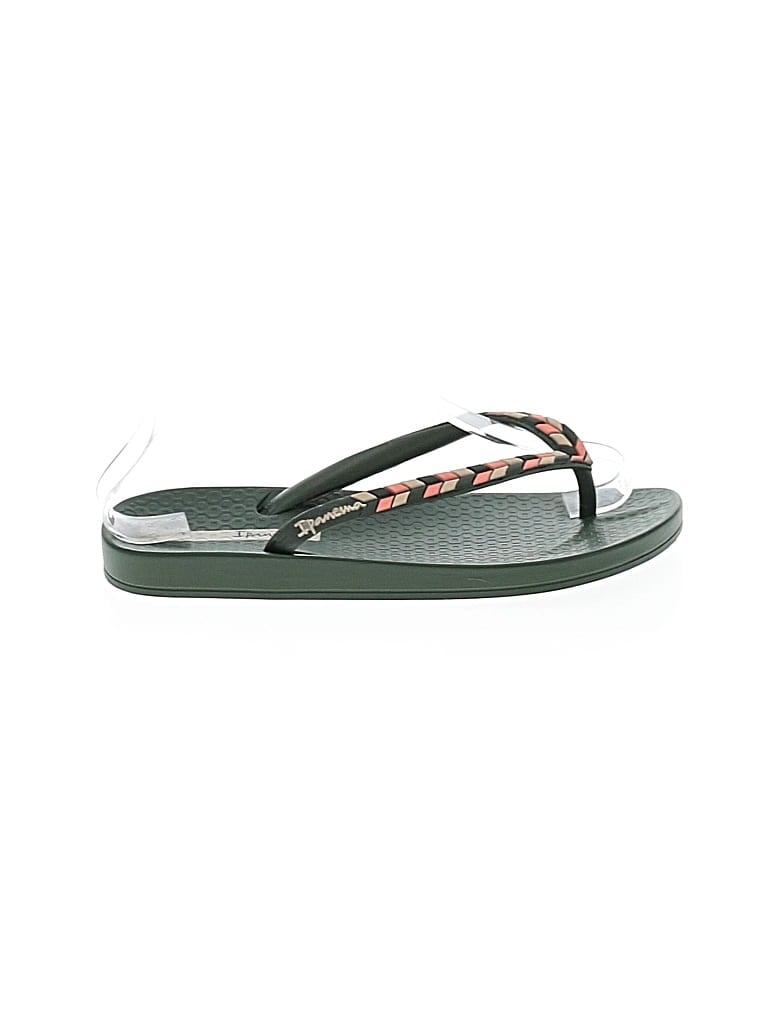Pre-owned Ipanema Flip Flops In Green