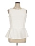 Bisou Bisou Ivory Sleeveless Blouse Size XL - photo 1