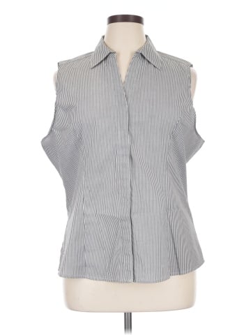 Riders by Lee Sleeveless Button-Down Shirt (view 1)