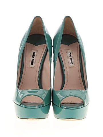 Miu Miu Peep Toe Pumps (view 2)