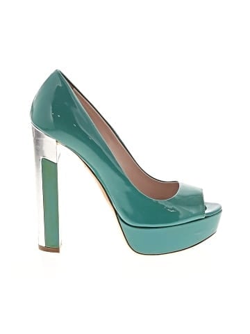 Miu Miu Peep Toe Pumps (view 1)