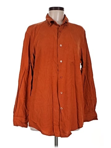 Claiborne Long Sleeve Silk Top (view 1)