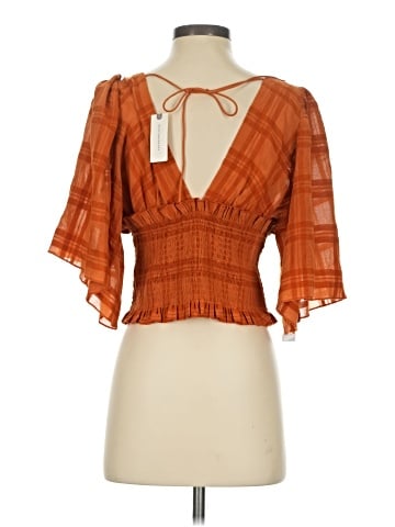By Anthropologie 3/4 Sleeve Blouse (view 2)