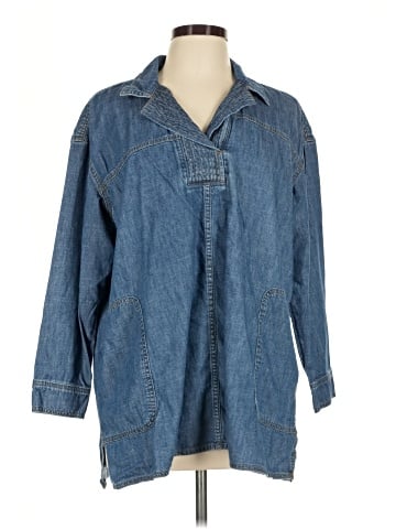 Coldwater Creek 3/4 Sleeve Button-Down Shirt (view 1)