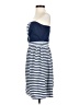 Francesca's Stripes Blue Casual Dress Size S - photo 1