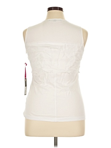 Claude Brown Sleeveless Blouse (view 2)