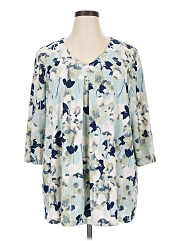Catherines 3/4 Sleeve Blouse (view 1)