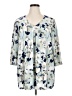 Catherines Blue 3/4 Sleeve Blouse Size 1X - photo 1