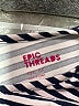 Epic Threads Stripes Blue Dress Size 6X - photo 3