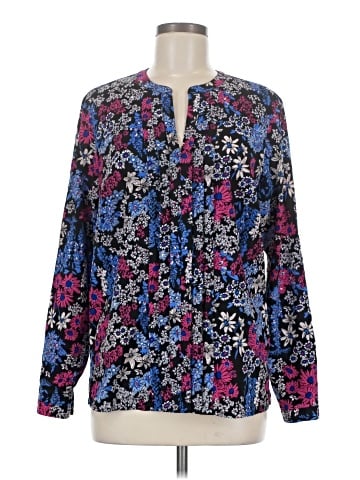 Jones New York Signature Long Sleeve Blouse (view 1)