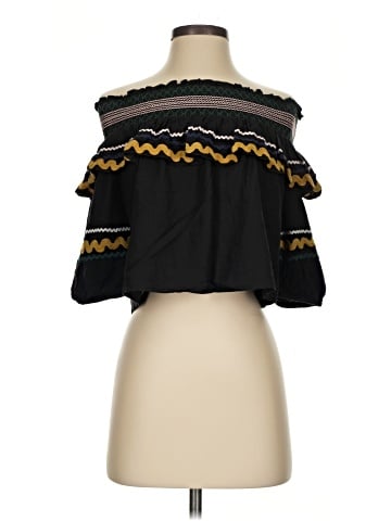 Red Carter 3/4 Sleeve Blouse (view 1)