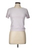 Francesca's Pink Silver Active T-Shirt Size L - photo 1