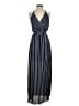 Monteau 100% Polyester Stripes Blue Casual Dress Size S - photo 1