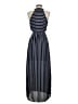 Monteau 100% Polyester Stripes Blue Casual Dress Size S - photo 2