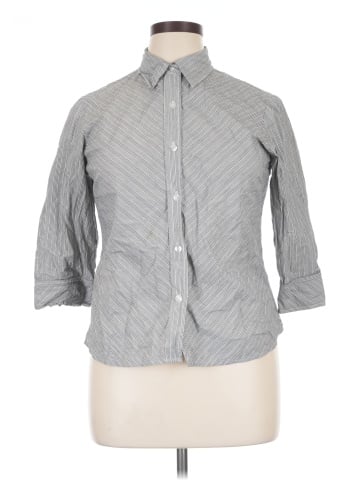 Autograph 3/4 Sleeve Button-Down Shirt (view 1)