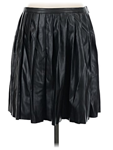BCBGeneration Faux Leather Skirt (view 1)
