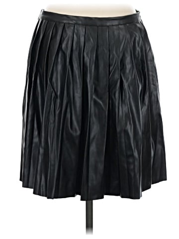 BCBGeneration Faux Leather Skirt (view 2)