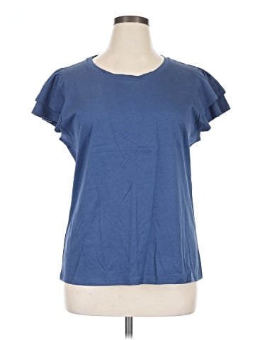 Ann Taylor Factory Short Sleeve T-Shirt (view 1)
