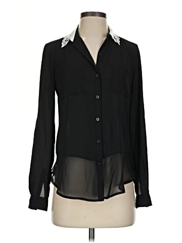 Candie's Long Sleeve Blouse (view 1)