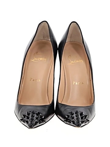 Christian Louboutin Leather Geo 100mm Pumps (view 2)