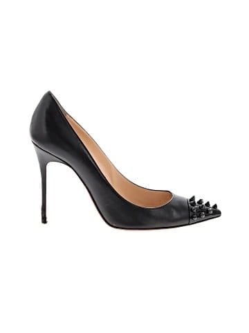 Christian Louboutin Leather Geo 100mm Pumps (view 1)