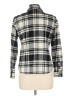 Chaps 100% Cotton Plaid Ivory Jacket Size Lg Petite - photo 2