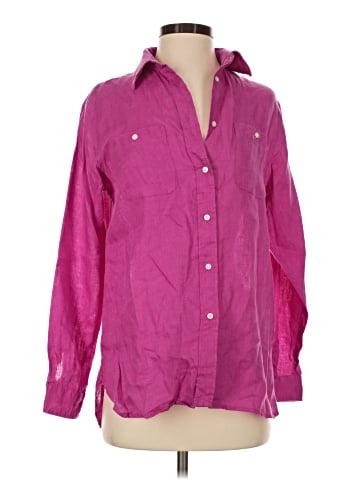 Lauren by Ralph Lauren Long Sleeve Button-Down Shirt (view 1)