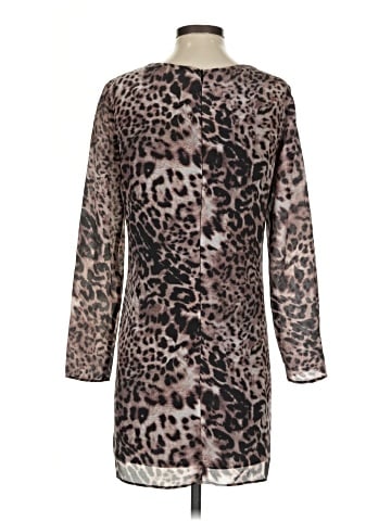Lavender Brown Casual Dress (view 2)